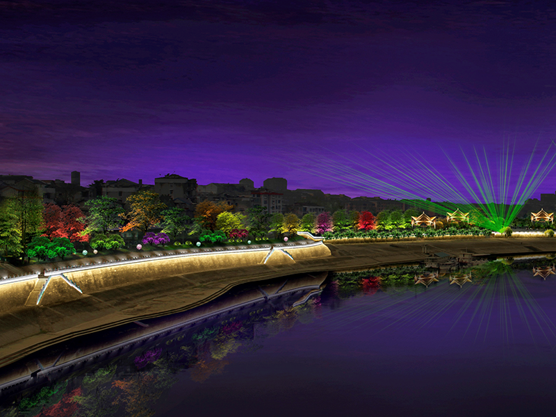 宜都沿河景观带景观照明规划设计